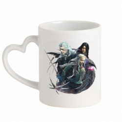 Кружки з ручкою у вигляді серця