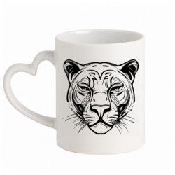 Кружки с ручкой в виде сердца - FATLINE