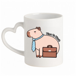 Кружки с ручкой в виде сердца