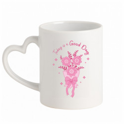 Кружки с ручкой в виде сердца