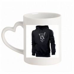 Кружки с ручкой в виде сердца