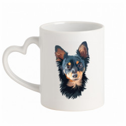 Кружки с ручкой в виде сердца