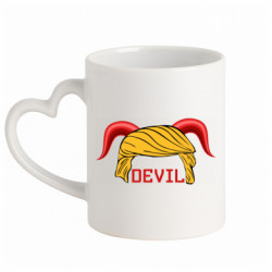 Кружки с ручкой в виде сердца