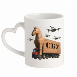 Кружки с ручкой в виде сердца