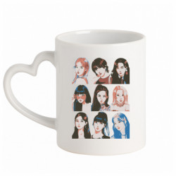 Кружки з ручкою у вигляді серця