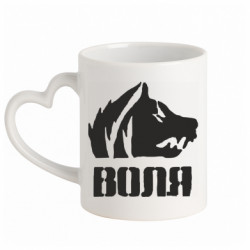 Кружки з ручкою у вигляді серця