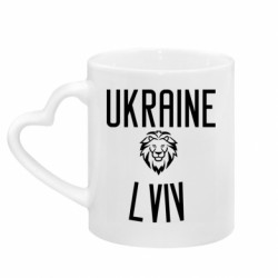 Кружки с ручкой в виде сердца