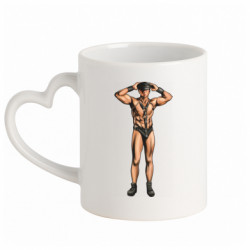 Кружки с ручкой в виде сердца - FATLINE