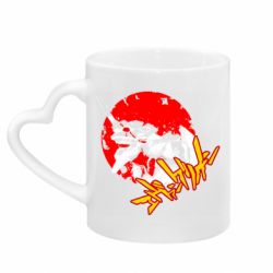 Кружки с ручкой в виде сердца