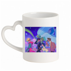 Кружки с ручкой в виде сердца