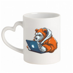 Кружки с ручкой в виде сердца