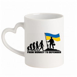 Кружки с ручкой в виде сердца