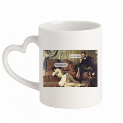 Кружки с ручкой в виде сердца