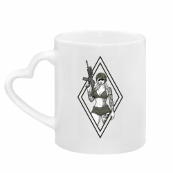 Кружки з ручкою у вигляді серця