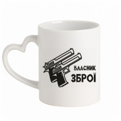 Кружки с ручкой в виде сердца