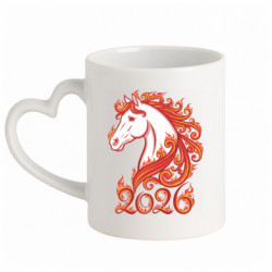 Кружки з ручкою у вигляді серця