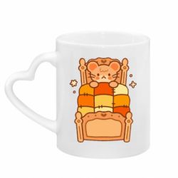 Кружки с ручкой в виде сердца