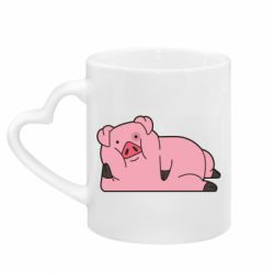 Кружки с ручкой в виде сердца - FATLINE