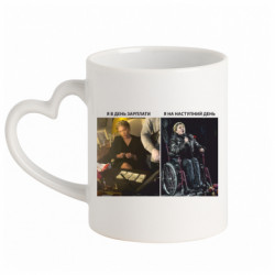 Кружки з ручкою у вигляді серця - FATLINE