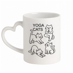 Кружки с ручкой в виде сердца