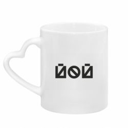 Кружки с ручкой в виде сердца