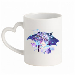 Кружки с ручкой в виде сердца