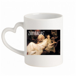 Кружки с ручкой в виде сердца