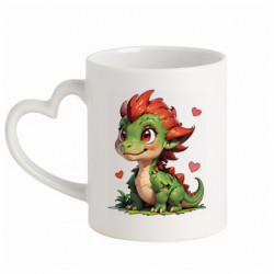 Кружки с ручкой в виде сердца