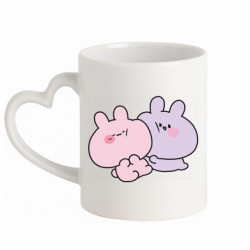 Кружки с ручкой в виде сердца