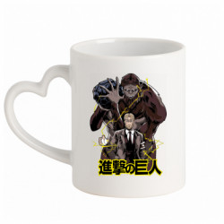 Кружки з ручкою у вигляді серця