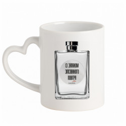 Кружки с ручкой в виде сердца