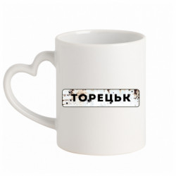 Кружки с ручкой в виде сердца