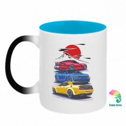 Кружки-хамелеони двокольорові