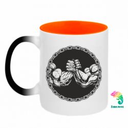 Кружки-хамелеони двокольорові