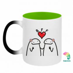 Кружки-хамелеоны двухцветные