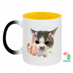 Кружки-хамелеоны двухцветные