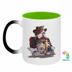 Кружки-хамелеоны двухцветные