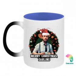 Кухоль-хамелеон двокольоровий Christmas Ryan Gosling