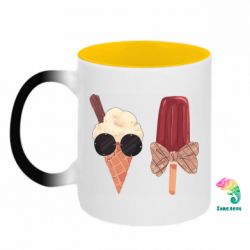 Кружки-хамелеони двокольорові