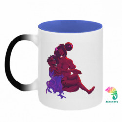 Кружки-хамелеони двокольорові