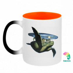 Кружки-хамелеоны двухцветные