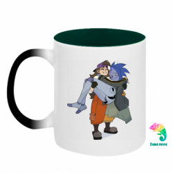 Кружки-хамелеони двокольорові