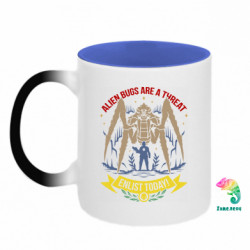 Кружки-хамелеоны двухцветные