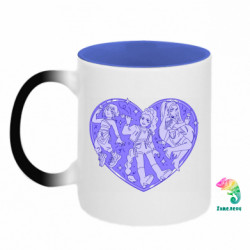 Кружки-хамелеони двокольорові