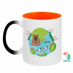 Кружки-хамелеоны двухцветные