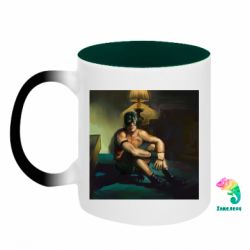 Кружки-хамелеони двокольорові