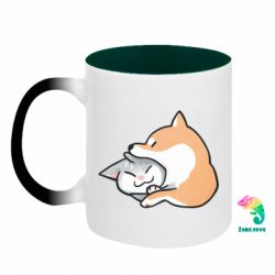 Кружки-хамелеони двокольорові