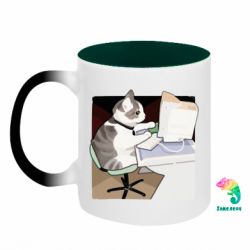 Кружки-хамелеоны двухцветные