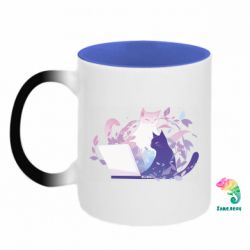 Кружки-хамелеоны двухцветные