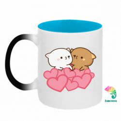 Кружки-хамелеоны двухцветные